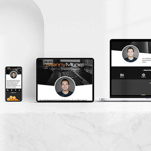 MannyMuriel.com 4.0 Personal Website Development, 2016